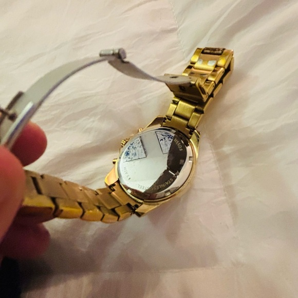 Fossil Women's Gold-Tone Watch with Crystal Accents - Picture 4 of 4
